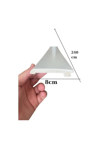 8cmx240cm Munut Pvc Süpürgelik Suya Neme Dayanıklı Pvc Parke Seramik Salon Mutfak Süpürgeliği