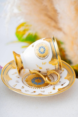 Zaira 6 Kişilik Kahve Fincanı Takımı - 90 Ml Çok Renkli