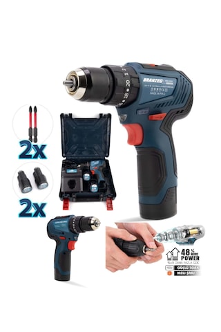 Branzeg DWE-CD24 12 V Akülü Vidalama Şarjlı Matkap