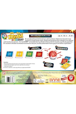 Tik...tak Bomm Colorflash Renk Değiştiren Kelime Oyunu