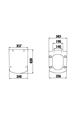 Creavit Lara Thermoplast Yavaş Kapanan Klozet Kapağı Kc1603.03