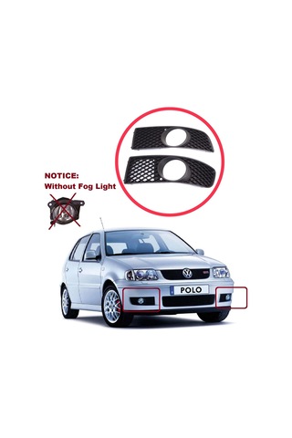 Vw Polo 3 6n2 1999-2001 Makyajlı İçin Sağ Sol Sis Far Çerçevesi