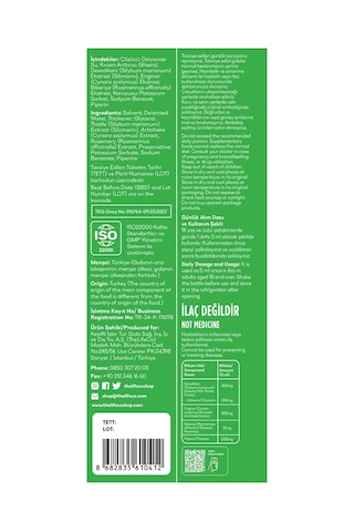 TheLifeCo Enginar & Devedikeni Ekstraktı 150 ML