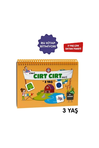 Çocuk Akademi 3 Yaş Etkinlik Seti Ve 3 Yaş Cırt Cırtlı Vakti Ikili Paket