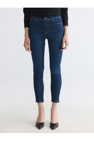 Lcwaıkıkı Classic İndigo Slim Mom Kadın Jean Pantolon