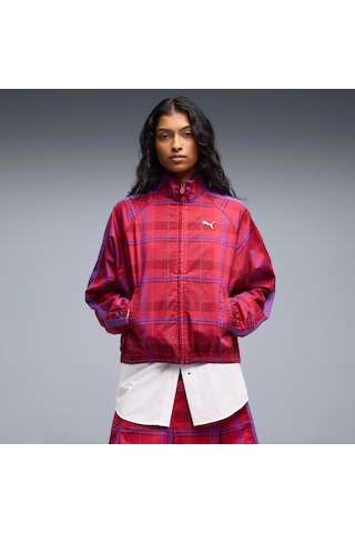 Puma T7 Tartan Kadın Kırmızı Ceket 636628-23