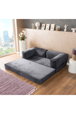 Argimo Godila Çok Amaçlı Sofa Çift Kişilik Yatak Koltuk Antrasit