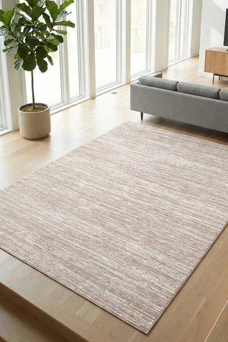 Çizgili Modern Akrilik Halı Yolluk, Kahverengi Lüks Salon, Koridor Ve Mutfak Halısı Kahverengi
