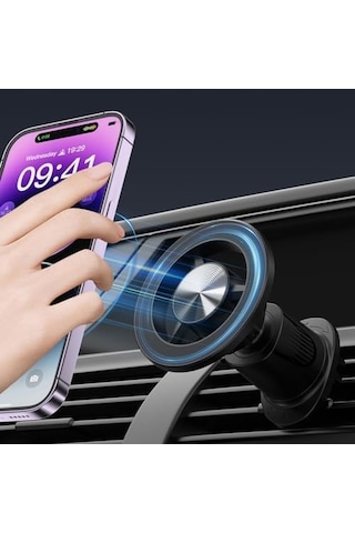 Otomobil Cep Telefonu Tutucu, Titreşim Önleyici Araç Tutucu, İphone 14/13/12 Serisi Ve Tüm Akıllı Telefonlar İçin, Araç Tutucu, 360 Dönebilir, Mıknatıslı Cep Telefonu Tutucu, Araç Zhoppy