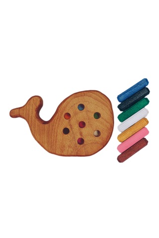 Çubuk Dizme Oyunu Ahşap Balina