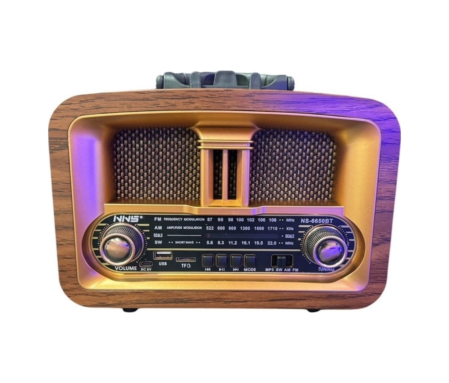 Hobibahçem Taşınabilir Klasik Am/fm/sw Retro Ev Radyo Usb İle Şarj Olabilen Retro Radyo