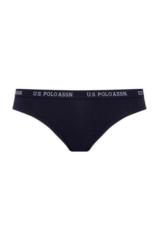 U.S. Polo Assn. U.s Polo Assn. 66119 Kadın 3 Lü Slip-fuşya&lacivert&beyaz Fuşya