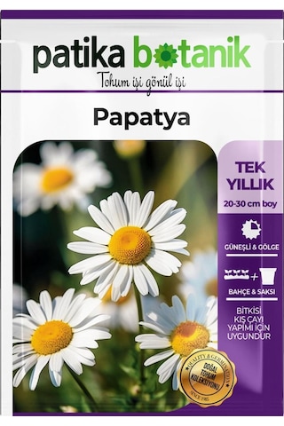 100 Adet Tıbbi Aromatik Papatya Tohumu