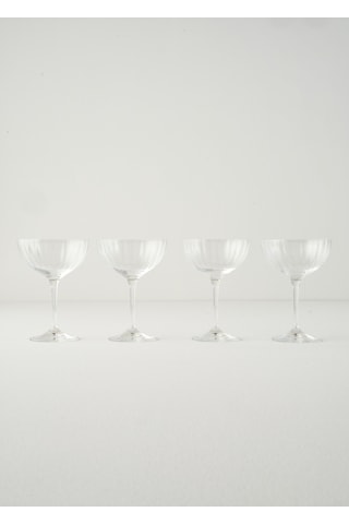 Bella Maison Columba Kristal 4'lü Cup Naturel 220 Cc Naturel