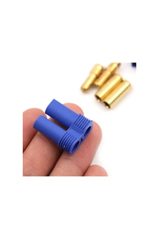Robizstore Ec5 Dişi Erkek Konnektör Çifti 5Mm Altın Banana Tip 100A Rc Lipo