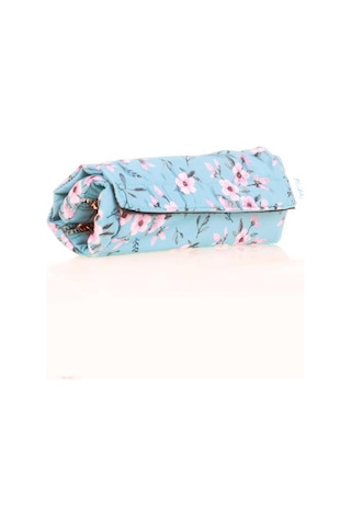 Kaukko Soft Floral Suprise Kalem Çantası Blue K2670