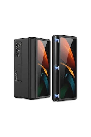 Galaxy Z Fold 2 Kılıf Zore M-Magnet Kılıf Siyah