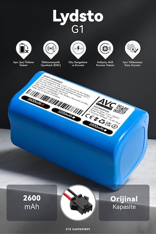 Lydsto G1 2600mah Robot Süpürge Bataryası K.k