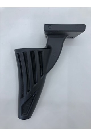 Plastik, 16 Cm Mat Siyah Koltuk, Mobilya Ayağı 4 Adet