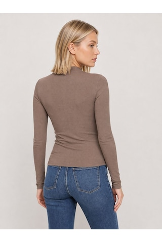 Loft Slim Fit Kadın Bluz U.kol Lf2043775 Q1.v1 Vizon