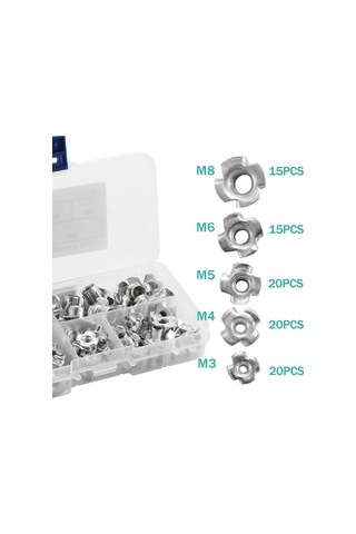 Tongxida 90 Adet Paslanmaz Çelik Vida Seti - 5 Farklı Boyutta Dayanıklı Bağlantı Elemanları