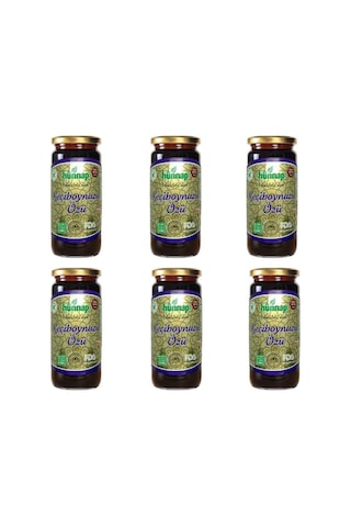 Keçiboynuzu Özü Pekmezi 640 Gr 6 'lı Her Öğün De