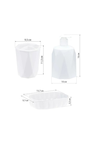 Idea Banyo Seti 85387530 Beyaz