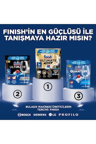 Finish Quantum 100 Tablet Bulaşık Makinesi Deterjanı (50X2) + Temizlik Ve Bakım Seti