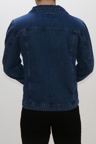 Vikings Jeans Erkek Kot Ceket Lacivert Kot Ceket Lacivert