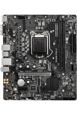 MSI B560M Pro-E Intel B560 4800 MHz (OC) DDR4 Soket 1200 mATX Anakart