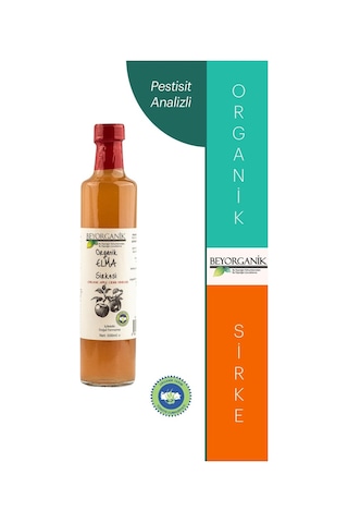 Beyorganik Pestisit Analizli Organik Elma Sirkesi 500 ML