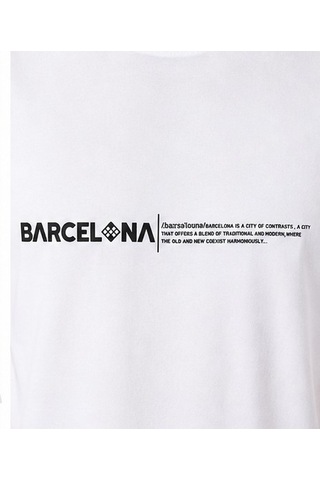 Tommy Life Basic Erkek Tshirt Bisiklet Yaka Beyaz 88452