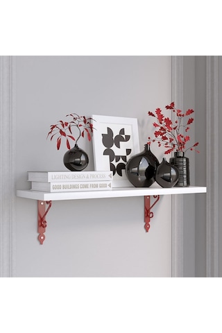 Decormet Retro Raf Seti 20 60 P.beyaz+kırmızı Beyaz