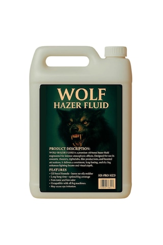 Wolf Hx-pro Hz5 Yağ Bazlı Profesyonel Hazer Sıvısı
