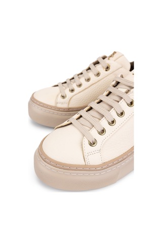 Tamer Tanca Kadın Hakiki Deri Bej Sneakers & Spor Ayakkabı 937 5022-09 Bn Ayk Y23 Bej Floter Bej