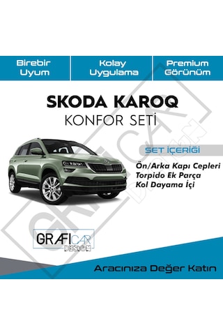 Skoda Karoq Konfor Seti -Araç Içi Ses  Kumaş Kaplama