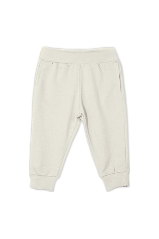 İki İplik Eşofman Altı Krem