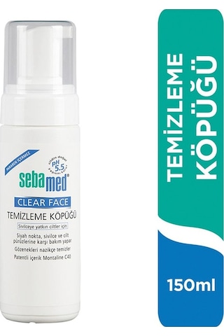 Sebamed Clear Face Cleansing Foam Temizleme Köpüğü 150 ML Sebamed Clear Face Cleansing Foam Temizleme Köpüğü 150 ML