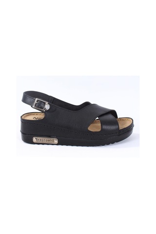 Dagoster Dza37-3031 Siyah Günlük Ortopedik Kadın Sandalet 001