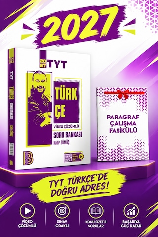 Benim Hocam 2027 Tyt Türkçe Soru Bankası Kadir Gümüş