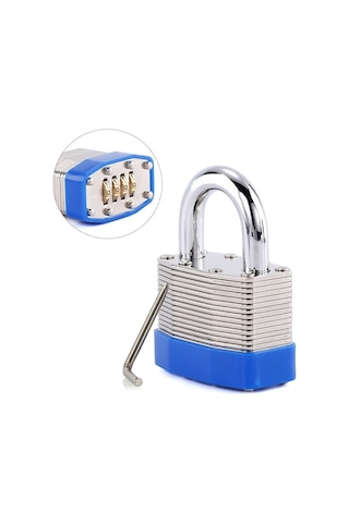 4 Basamaklı Dolap Asma Kilit Güvenlik Kapı Kilit