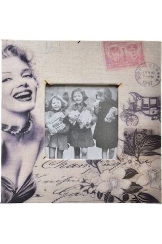 River World Marilyn Monroe Tasarım Ahşap Resim Fotoğraf Çerçevesi