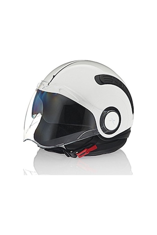Nexx Sx.10 Siyah-Beyaz Yarım Açık Motosiklet Kaskı