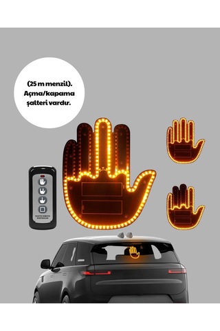 Uzaktan Kumandalı Led Jest Işığı - 3 Farklı Hareket Modu Çok Renkli