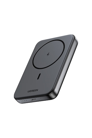 Ugreen 10.000 Mah 20w Magsafe Wireless Kablosuz Hızlı Powerbank, Siyah, 25919