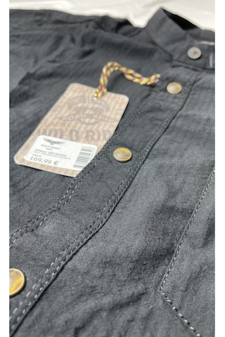 Alaska The Last Frontier Slim Fit %100 Pamuk Kumaş Hakim Yaka Uzun Kol Gömlek--düz Siyah-- Siyah