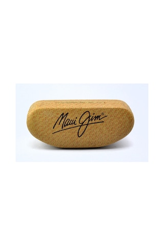 Hard Case Large Bambu Gorunumlu Sarı Istrıdye Model Sert Gözlük / Güneş Gözlüğü Kutusu