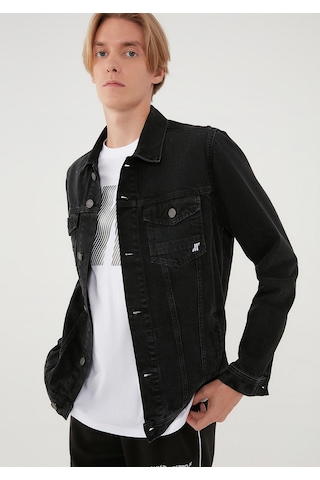 Mavi Drake Pro Koyu Gri Denim Ceket Regular Fit / Normal Kesim 010143-32231 Gri