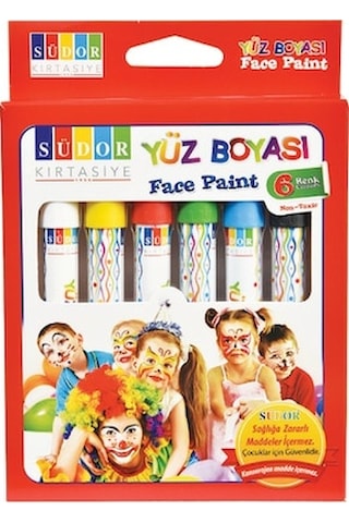 Südor Yüz Boyası 6 Renk Südor Yüz Boyası 6 Renk