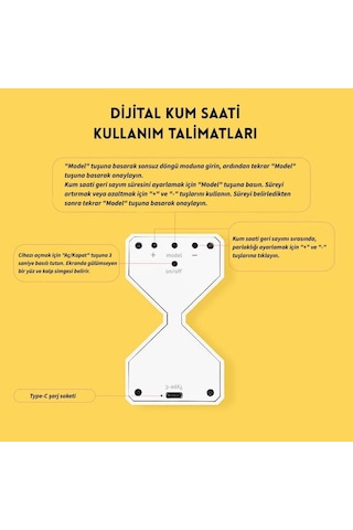 Techtic 3d Dijital Kum Saati Elektronik Kum Saati Masaüstü Zamanlayıcı Ev Ofis Dekoratif Kum Saati